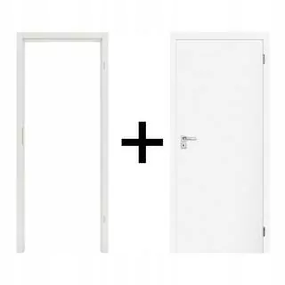 Vnútorné dvere Invado Norma Decor 1 Pravé 80 cm Priehľadné Biela 100051760